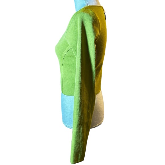 ❗️SOLD❗️Happily Grey Cropped Long Sleeve Top - Picture 3 of 4